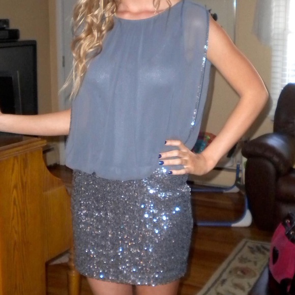 Aidan Mattox sequin dress - Picture 7 of 8